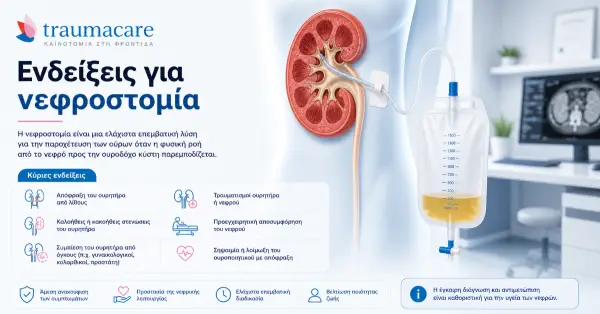 When is a nephrostomy performed? All indications