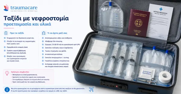 Cestování s nefrostomií – co si vzít s sebou, na co si dát pozor
