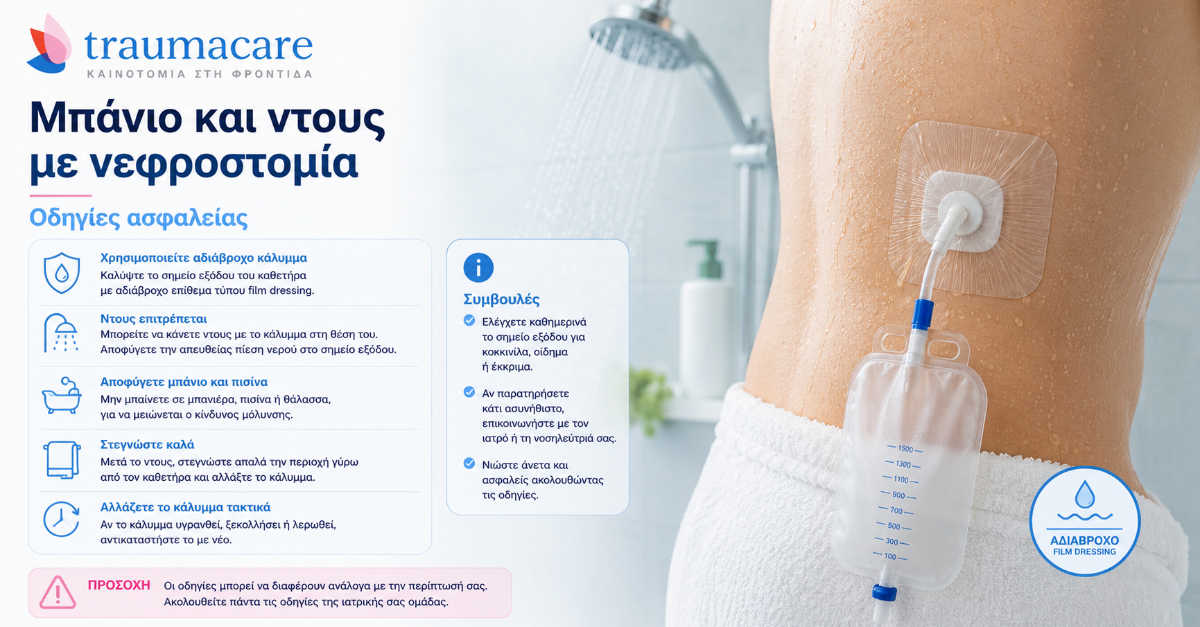 nephrostomy tube dressing Percutaneous Tube: Changing the and Showering Nursing care and management of