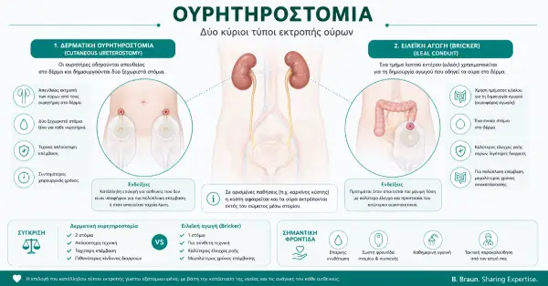 Какво е уретеростомия - кожна срещу илеална тръба (Брикър)