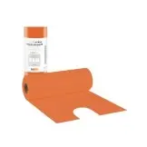 Dental bibs Soft Care with neckline on a roll - Orange (box of 80)