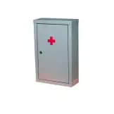 Μεταλλικό Κουτί Πρώτων Βοηθειών Τοίχου 2 Ράφια & Κλειδαριά