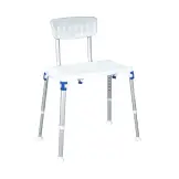 Sprchová židle PRIME s opěradlem, 136 kg | MOBIAK