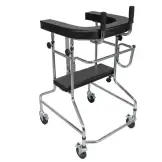 Gutter Frame Walker with Forearm Supports, 136 kg | MOBIAK