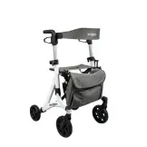 Action White Rollator Walker by MOBIAK – Supports up to 136 kg