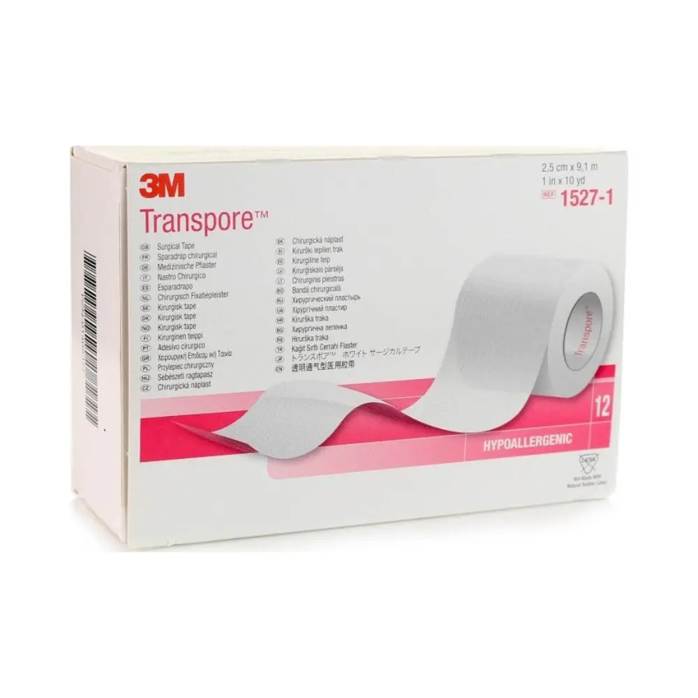 3M Surgical tape transpore - 5cm x 9,1m (6pcs)