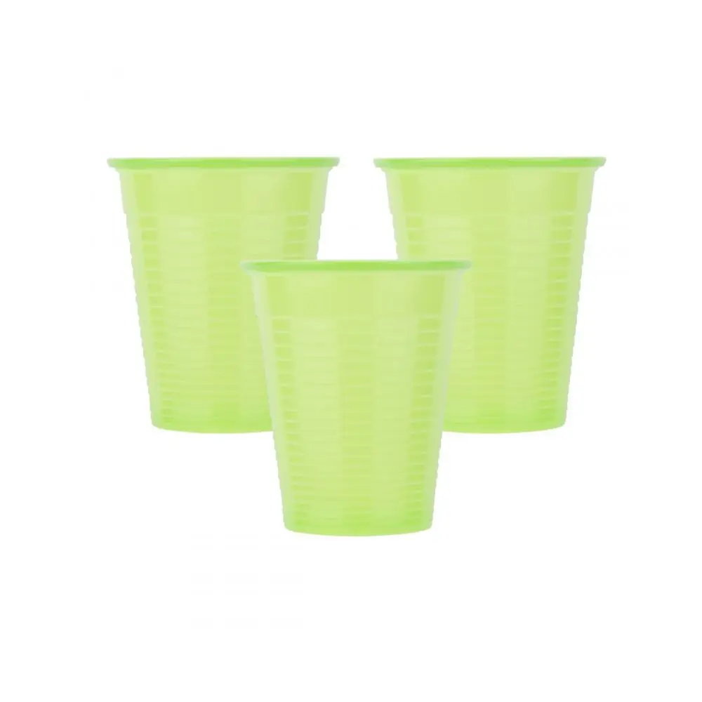 Dental cups - Lime green 180mL (box of 100)
