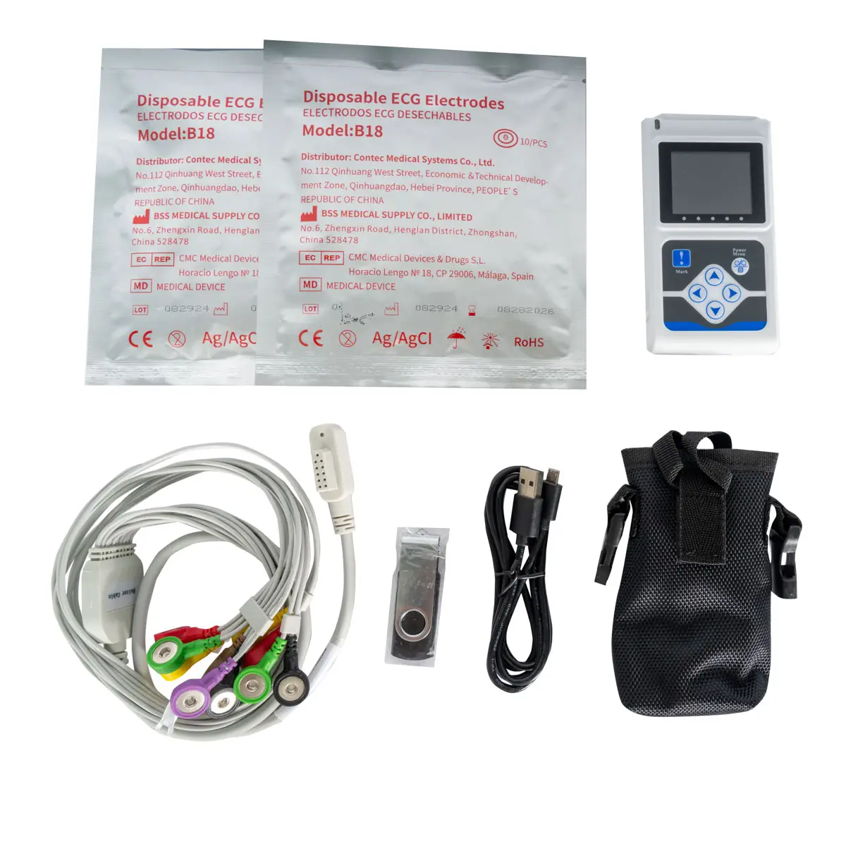 Holter de ECG de 12 derivaciones TLC5000 | Contec