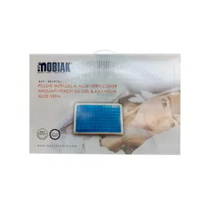 Memory foam kussen met gel, Aloe Vera 60×40×12 cm | MOBIAK