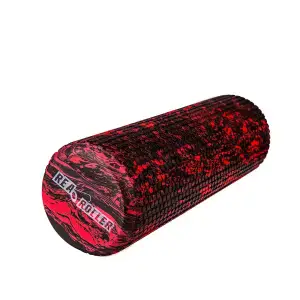 Foam Roller Snake 45x15 cm Μαύρο/Κόκκινο | REA