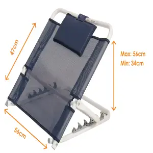 Spătar reglabil pentru pat, 75 kg | MOBIAK