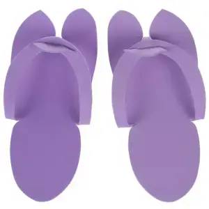 Σαγιονάρες μιας Χρήσης EVA Μωβ (ζεύγος) | Soft Care