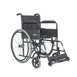 Scaun cu rotile standard BASIC I Negru | MOBIAK