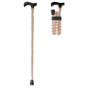 Folding Walking Stick, Aluminium, Bronze 83–93 cm | MOBIAK
