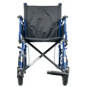 Αναπηρικό Αμαξίδιο Μεταφοράς Gemini Blue | MOBIAK | 43 cm