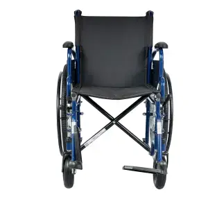 Αναπηρικό Αμαξίδιο Απλού Τύπου Gemini Blue – MOBIAK | 43 cm