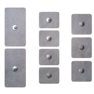 Bournas Medicals PG471 Cloth electrodes with snap - 46mm x 47mm 4 pcs