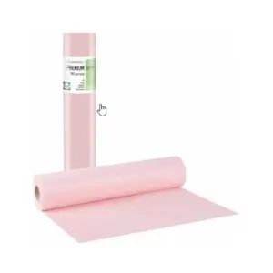 Bournas Medicals Premium Standard Εξεταστικό Ρολό Χάρτινο Πλαστικοποιημένο Ροζ