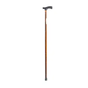Wooden Walking Stick, Black, 88 cm | MOBIAK