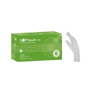 Bournas Medical Soft Touch Γάντια Βινυλίου με Πούδρα Λευκό (100τμχ)