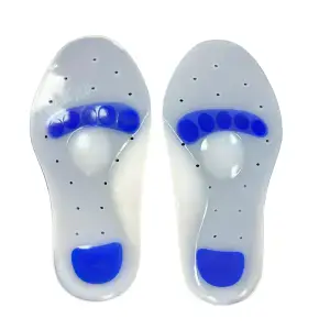 Semelles anatomiques gel silicone (paire) | MOBIAK | S