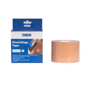 Ταινία Κινησιοθεραπείας Kinesio Tape 5 cm | MOBIAK | Μαύρο