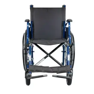 Αναπηρικό Αμαξίδιο Απλού Τύπου Gemini Blue – MOBIAK | 43 cm