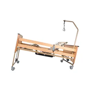 Lit médicalisé électrique VIRGO, lattes bois 180 kg | MOBIAK