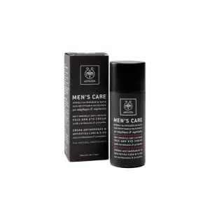 Apivita Men's Care Anti Wrinkle Anti Fatigue Face and Eye Cream with Cardamom & Propolis 50ml