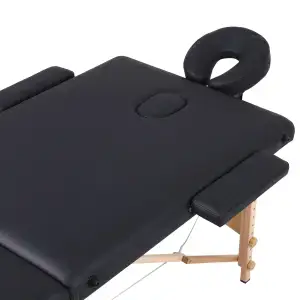 Ξύλινο Πτυσσόμενο Κρεβάτι Μασάζ 70 cm – MOBIAK | Μπλε