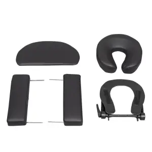 Set d'accessoires table de massage : têtière, accoudoirs, plateau