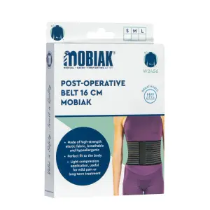 Μετεγχειρητική Ζώνη Κοιλιάς 16 cm | MOBIAK | Μέγεθος S