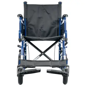 Αναπηρικό Αμαξίδιο Μεταφοράς Gemini Blue | MOBIAK | 43 cm
