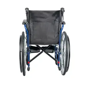 Αναπηρικό Αμαξίδιο Απλού Τύπου Gemini Blue – MOBIAK | 43 cm