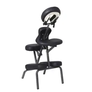 Silla de masaje plegable | MOBIAK | Negro