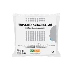 Saliva Ejectors - Orange (box of 100)