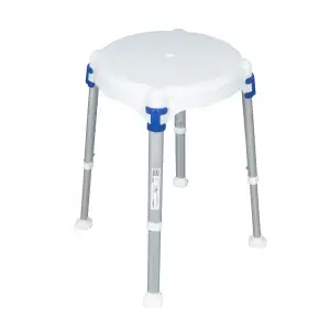 Σκαμπό Μπάνιου Στρογγυλό Ρυθμιζόμενο PRIME, 160 kg | MOBIAK