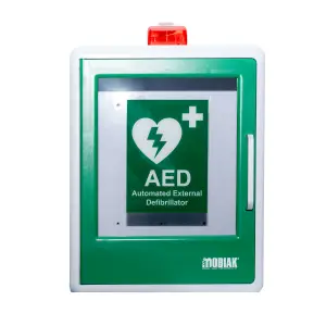 Armoire murale plastique pour DAE avec alarme