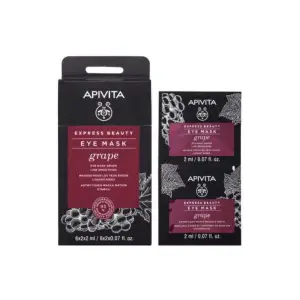 Apivita Line Smoothing & Firming Face Mask with Grape 2x2ml