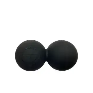 Doppel-Massageball 6,4 cm Schwarz | REA
