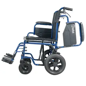 Αναπηρικό Αμαξίδιο Μεταφοράς Gemini Blue | MOBIAK | 43 cm