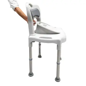 Shower Commode Chair 120 kg – MOBIAK