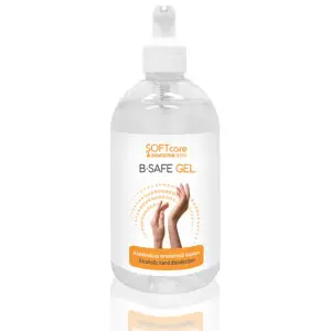Βournas B-Safe Gel Hand Sanitizer with Pump 500mL