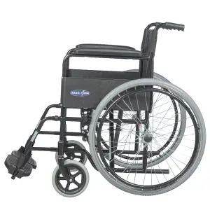 Scaun cu rotile standard BASIC I Negru | MOBIAK