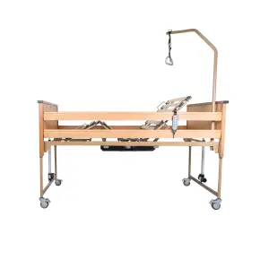 Lit médicalisé électrique VIRGO, lattes bois 180 kg | MOBIAK