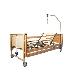 Lit médicalisé électrique VIRGO, lattes bois 180 kg | MOBIAK