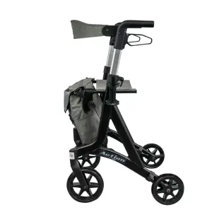 Rollator Walker Action Black 136 kg – MOBIAK