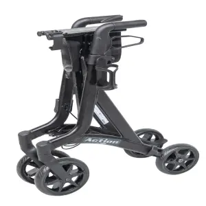 Rollator Walker Action Black 136 kg – MOBIAK
