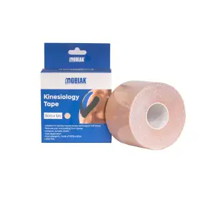 Ταινία Κινησιοθεραπείας Kinesio Tape 5 cm | MOBIAK | Μαύρο
