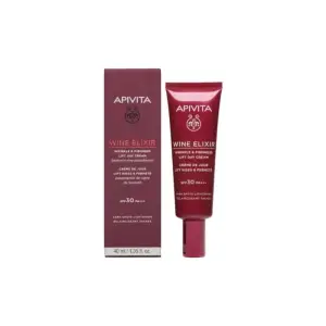 Apivita Wine Elixir Wrinkle & Firmness Lift Day Cream SPF 30 with Santorini Vine Polyphenols 40ml
